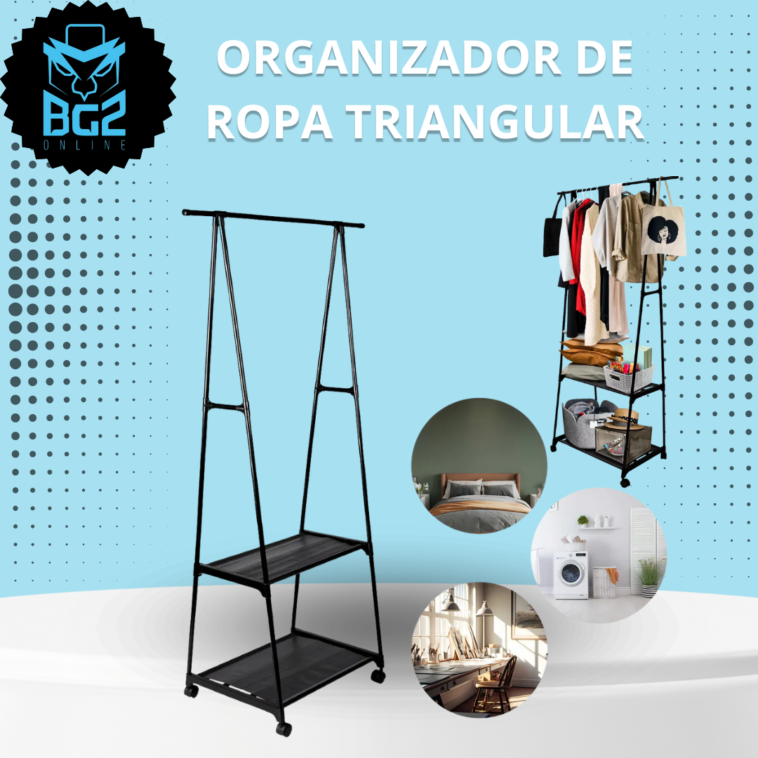 ORGANIZADOR DE ROPA TRIANGULAR